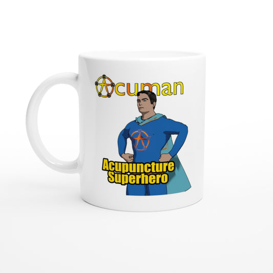 Mug Acuman Acupuncture Superhero