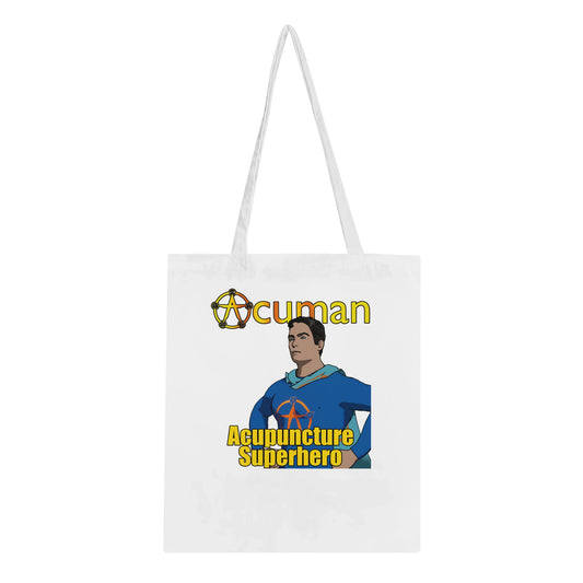 Totebag Acuman Acupuncture Superhero